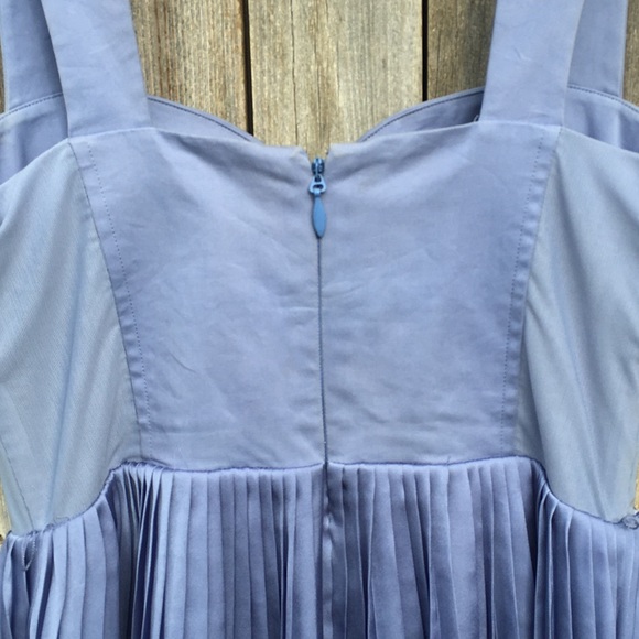 NWT Bebe Fit & Flare Dress Powder Blue M - Picture 12 of 15